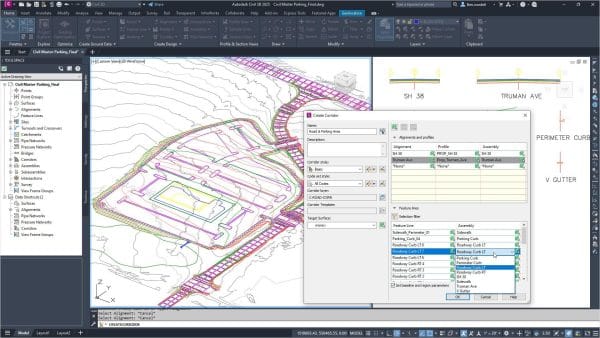 Autodesk Civil 3D 2023/2024/2025/2026 for Windows - Civil 3D corridor design