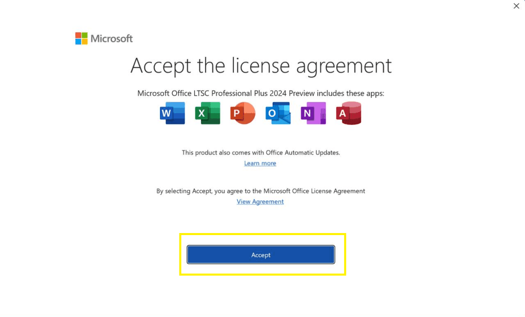 Accept License
